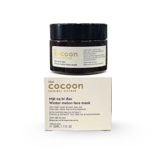 Mặt Nạ Bí Đao Cocoon 30ml Chính Hãng - Hỗ Trợ Giảm Mụn Giảm Dầu Giúp Làm Dịu Da – một lựa chọn đáng tham khảo trong cocoon viet nam