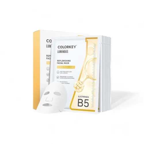 Hình ảnh Mặt Nạ Colorkey Luminous B5 Màu Vàng Cam Thảo Hộp 10 Miếng trong bộ sưu tập Mặt nạ dưỡng da