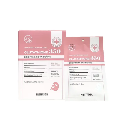Khám phá Mặt Nạ Prettyskin Glutathione 350 Màu Hồng Dưỡng Trắng Da Hộp 10miếng thuộc nhóm Mặt nạ dưỡng da