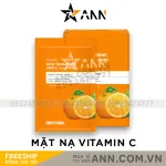 Mặt nạ giấy Vitamin C Prettyskin Jeju Tangerine, hộp 10 miếng