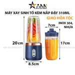 Bảng giá sỉ máy Xay Sinh Tố Kèm Nắp Đậy 310ml 20x8.5cm