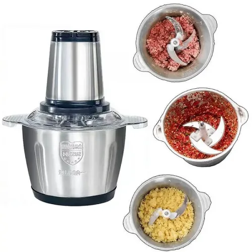 Máy xay thịt 4 lưỡi inox, kích thước 25x30cm, dung tích 1.8L