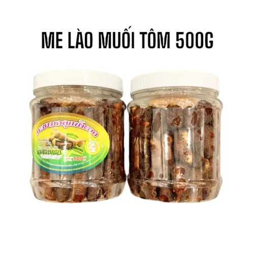 Me Lào Muối Ớt Thơm Ngon 500g hộp