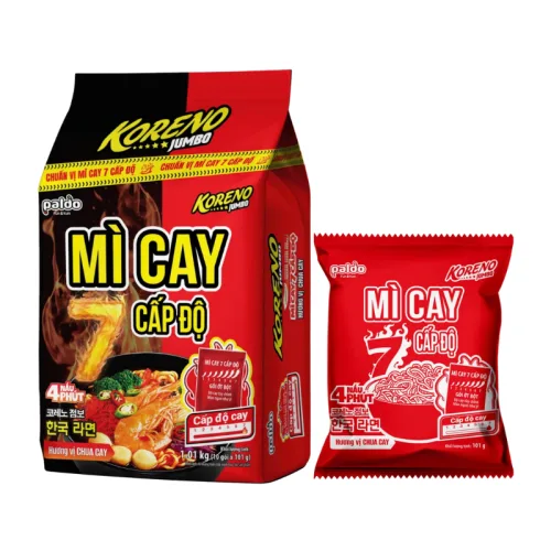 Mì Cay 7 Cấp Độ Koreno - Mì Cay Hàn Quốc 10 Gói – một lựa chọn đáng tham khảo trong Mì gói, miến, cháo, phở, nui