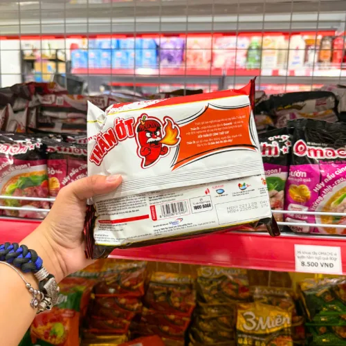 Mì Gói OMACHI Thần Ớt Vị Cua Xốt Ớt Singapore 126g