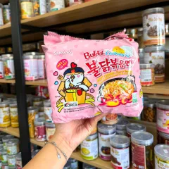 Đánh giá mì Samyang Gà Hồng - Mì Phô Mai Hàn Quốc Samyang 5 Gói