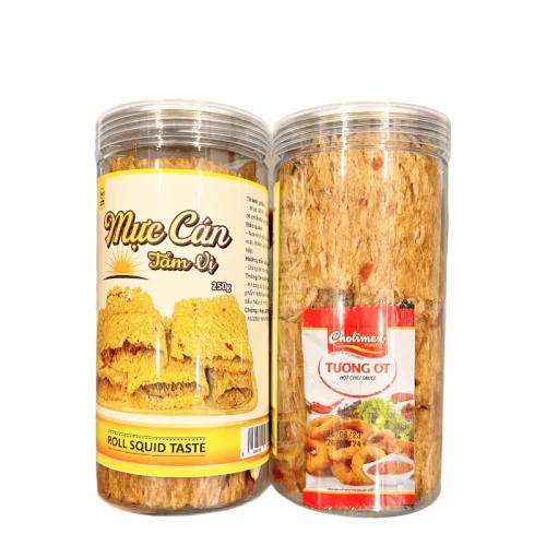 Mực Cán Tẩm Vị Loại Đặc Biệt 250g hộp – một lựa chọn đáng tham khảo trong Thực phẩm 3 miền xanh