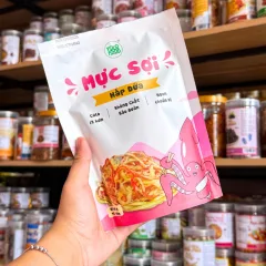 Sỉ mực Ống Xé Sợi Sấy Khô Thương Hiệu Yolo - Gói 100g