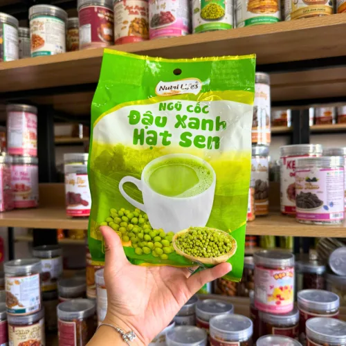 Hình ảnh Ngũ Cốc Đậu Xanh Hạt Sen Nutri Life's 300g - Ngũ Cốc Dinh Dưỡng Nutri Life's 12 Gói trong bộ sưu tập Nutri Life's