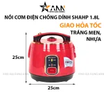 Bảng giá sỉ nồi Cơm Điện Chống Dính Shahp 1.8L