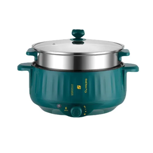 Hình ảnh Nồi Lẩu Điện Thông Minh - Bếp Điện Công Suất Lớn 1000W - Tặng Kèm Giá Hấp Inox 34x17cm trong bộ sưu tập Thiết bị điện gia dụng