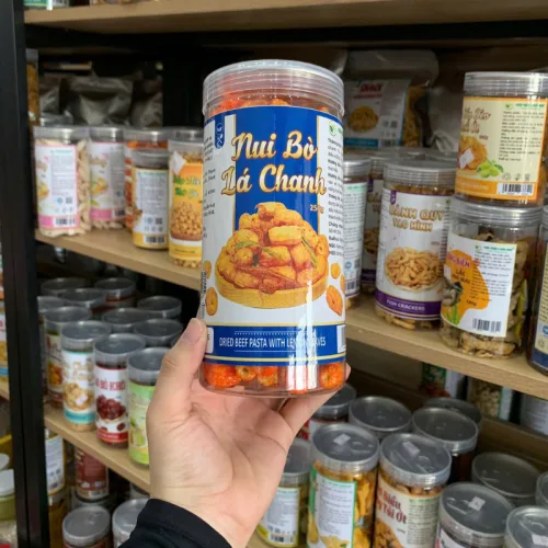 Phân phối nui Bò Lá Chanh Hộp 250g