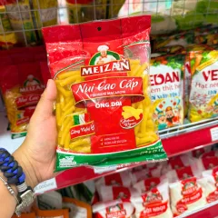 Nui Cao Cấp Meizan Ống Dài - Nui Meizan Màu Vàng 400g
