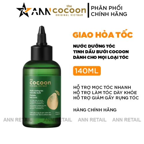Nước Dưỡng Tóc Tinh Dầu Bưởi Pomelo Cocoon 140ml