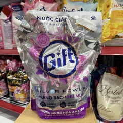 Nước Giặt GIFT Hương Nước Hoa Ambery Túi 3,6 Lít