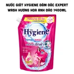 Nước Giặt Hygiene Đậm Đặc Expert Wash Hương Hoa Anh Đào 1400ml - Túi Màu Hồng