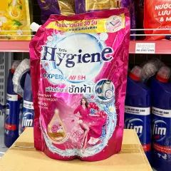 Nước Giặt Hygiene Đậm Đặc Expert Wash Hương Hoa Anh Đào 1400ml - Túi Màu Hồng