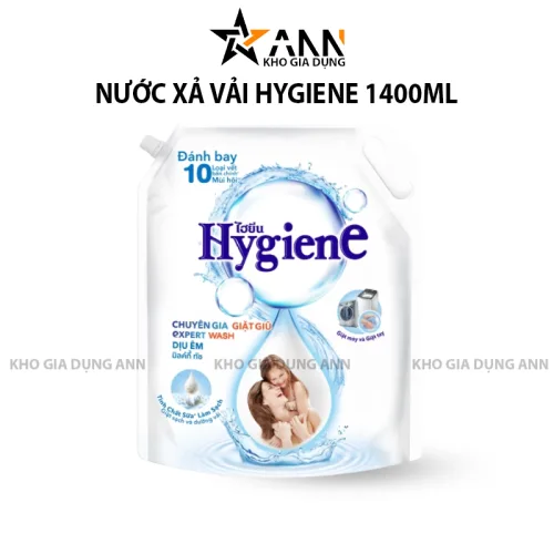 Sỉ nước Giặt Hygiene Hương Hoa Màu Trắng - Nước Giặt Quần Áo Đậm Đặc 1800ml