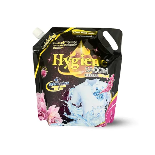 Hình ảnh Nước Giặt Hygiene Hương Nước Hoa - Nước Giặt Quần Áo Đậm Đặc Túi Đen 1800ml trong bộ sưu tập hygiene