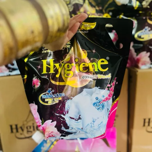 Nước giặt Hygiene Expert Wash Sacom hương nước hoa túi đen 1800ml