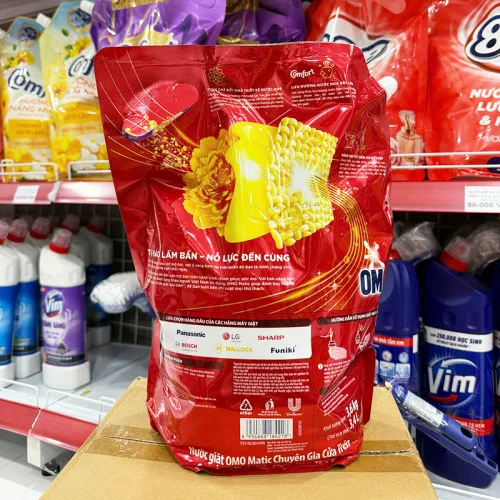 Nước Giặt OMO Matic Cửa Trên Hương Tinh Dầu Nước Hoa Tinh Tế 3.6kg