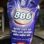 Nước Giặt Xả Cao Cấp 888 D-Shining Hương Nước Hoa 3,2kg - Túi Màu Xanh