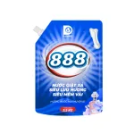 Nước Giặt Xả Cao Cấp 888 D-Shining Hương Nước Hoa 3,2kg - Túi Màu Xanh