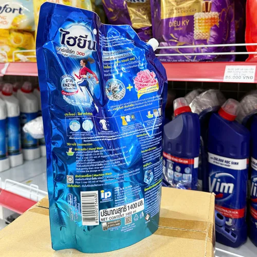 Nước Giặt Xả Hygiene Expert Wash Thái Lan 1400ml - Túi Xanh Biển