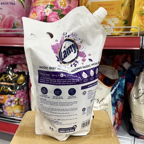 Nước Giặt Xả LAMY Hương Nước Hoa Túi 2,1kg