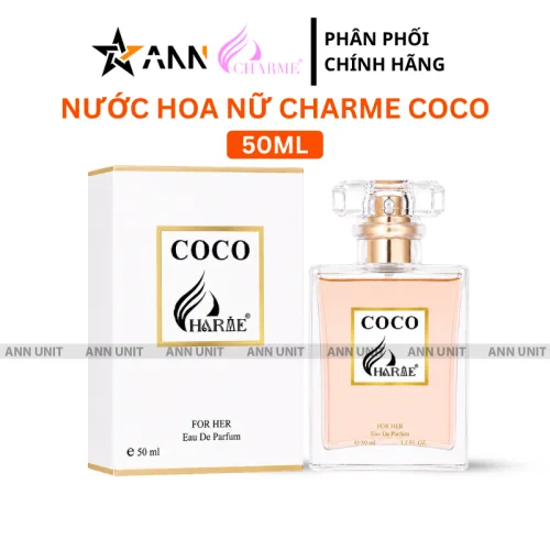 Nước Hoa Nữ Charme Coco 50ml - Mùi Hương Quyến Rũ Nhẹ Nhàng