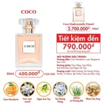 Nước Hoa Nữ Charme Coco 50ml - Mùi Hương Quyến Rũ Nhẹ Nhàng