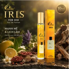 Nước Hoa Charme Iris Chai Tròn 10ml - Hương Thơm Gỗ Sang Trọng