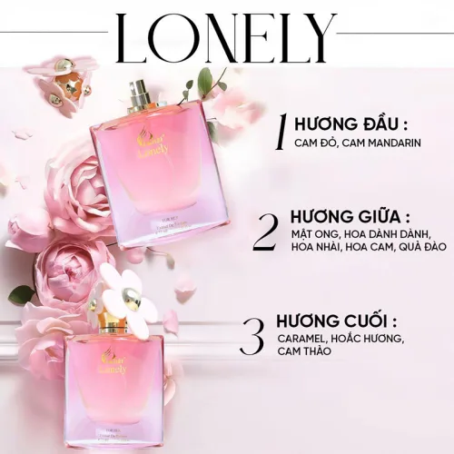 Bảng giá sỉ nước Hoa Charme Lonely Mùi Nữ 75ml - Hương Hoa Ngọt Ngào