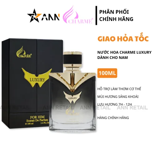 Nước Hoa Charme Luxury Mùi Nam Phiên Bản Mới 100ml