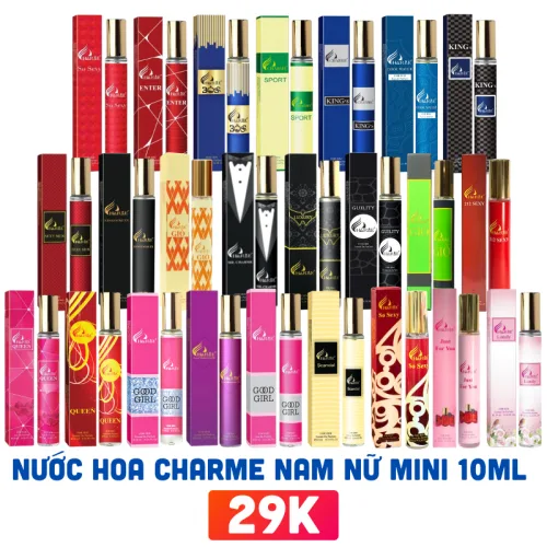 Phân phối nước Hoa Charme Mini 10ml Nhiều Mùi - Nước Hoa Nữ Charme - Nước Hoa Nam Charme