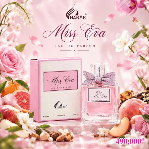 Nước Hoa Charme Miss Eva Eau De Parfum 50ml Hương Ngọt Ngào và Nữ Tính