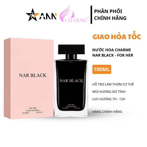 Nước Hoa Charme Nar Black 100ml Mùi Nữ