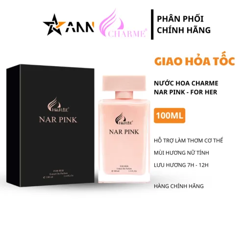 Nước Hoa Charme Nar Pink 100ml Mùi Nữ