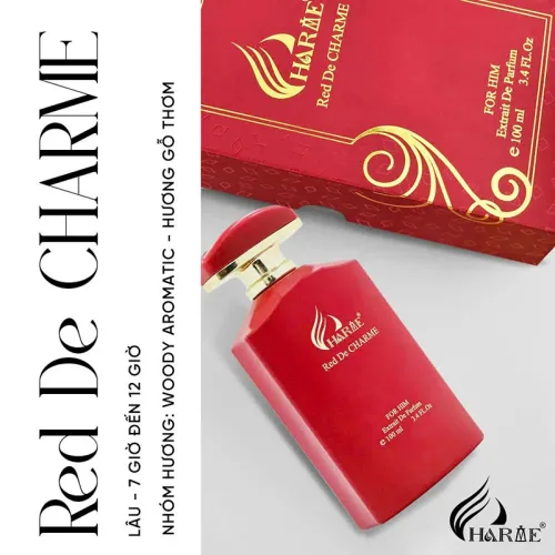 Nước Hoa Charme Red De Charme 100ml Mùi Nam - Hương Thơm Sang Trọng Lịch Lãm