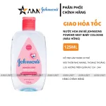 Nước hoa em bé Johnsons Powder Mist Baby Cologne hồng 125ml