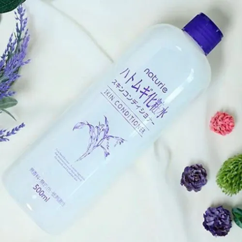 Phân phối nước Hoa Hồng Hatomugi Ý Dĩ Skin Conditioner 500ml Dành Cho Da Dầu Mụn