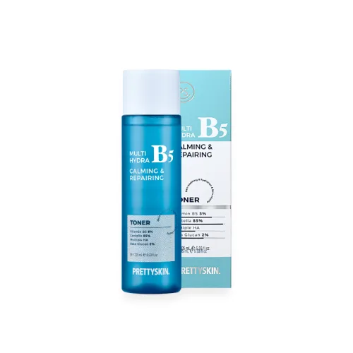 Hình ảnh Nước Hoa Hồng Toner Prettyskin Multi Hydra B5 Phục Hồi Dưỡng Trắng Da 205ml trong bộ sưu tập Nước tẩy trang, toner, nước cân bằng da