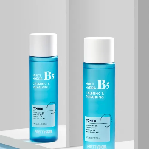 Prettyskin Multi Hydra B5 Toner 205ml Phục Hồi Dưỡng Trắng