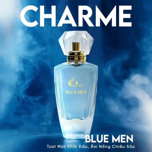 Nước Hoa Nam Charme Blue Men 50ml - Hương Thơm Bí Ẩn Lịch Lãm Bí Ẩn