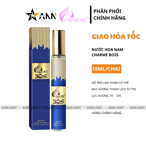 Đánh giá nước Hoa Nam Charme Boss 10ml Mùi Thơm Thanh Lịch Tự Tin