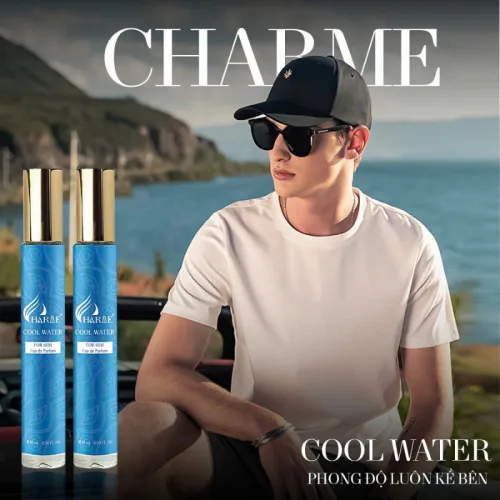 Nước Hoa Nam Charme Cool Water 10ml Mùi Thơm Phong Độ Tươi Mát