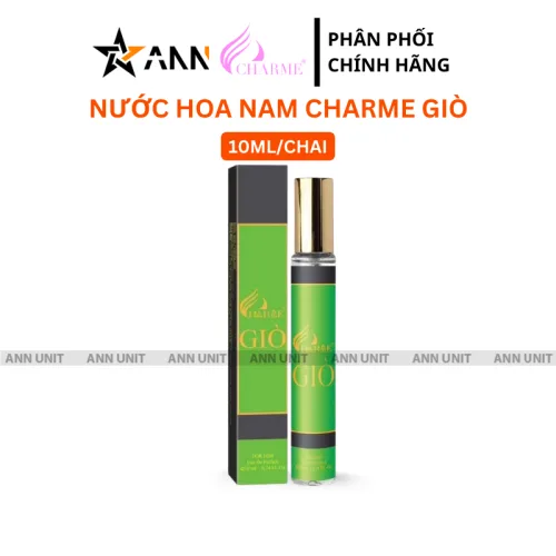 Nước Hoa Nam Charme Giò 10ml - Hương Thơm Hiện Đại Sang Trọng