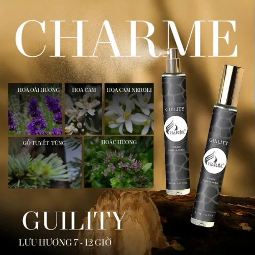 Phân phối nước Hoa Nam Charme Guility 10ml Mùi Thơm Trầm Bí Ẩn