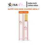 Nước Hoa Nam Charme Menly Chai Tròn 10ml - Hương Thơm Tươi Mát Sang Trọng