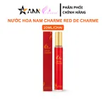 Nước Hoa Nam Charme Red De Charme Chai Tròn 10ml - Hương Thơm Sang Trọng Lịch Lãm